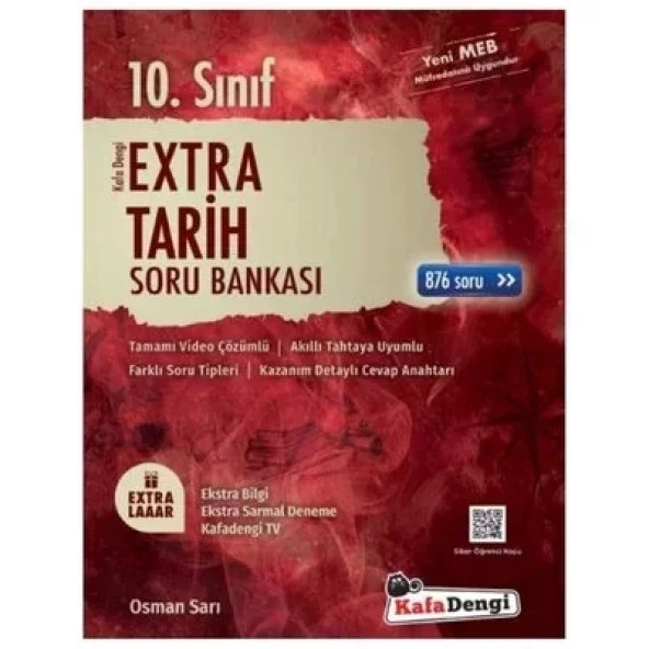 KAFA DENGİ YAYINLARI 10.SINIF TARİH SORU BANKASI EXTRA