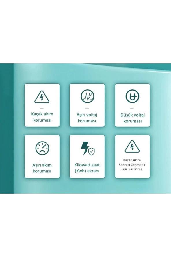 Tomzn Kaçak Akım Koruma Rölesi ve Yüksek Voltaj ve Akım Koruyucu Röle 63A Devrim Niteliğinde Yenilik - 2