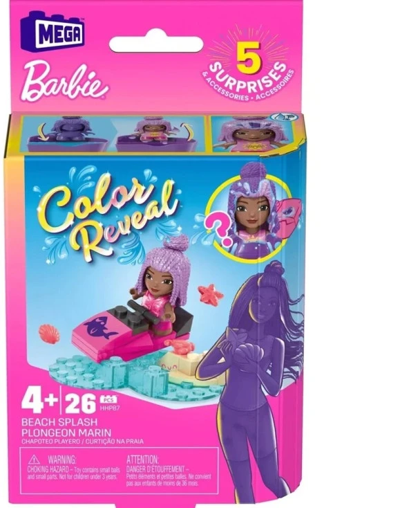 Barbie Color Reveal Yapı Seti HHP88 HHP87 Lisanslı Üün