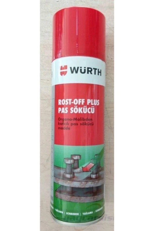 Würth Pas Çözücü Rost Off Plus Kuvvetli Pas Sökücü 400 ml Sprey