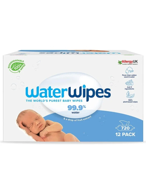 Waterwipes Yeni Bıo Islak Mendil (12X60) 720'LI