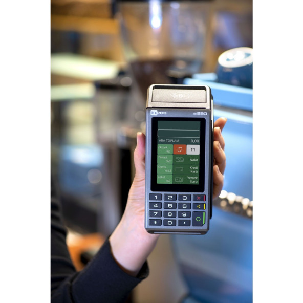 inpos M530 Yeni Nesil Temassız Ve Qr Kod Ödeme Özellikli Yazar Kasa Pos - 3