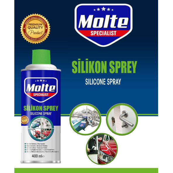 Molte Silikon Yağlama Sprey 400 ML - 2