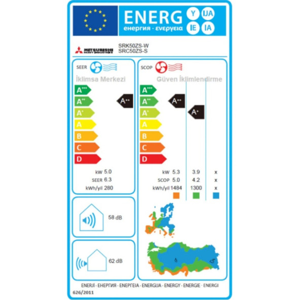2025 Model Mitsubishi Heavy Inverter Klima Premium Serisi 18000 Btu/h A++ Enerji Sınıfı - 4