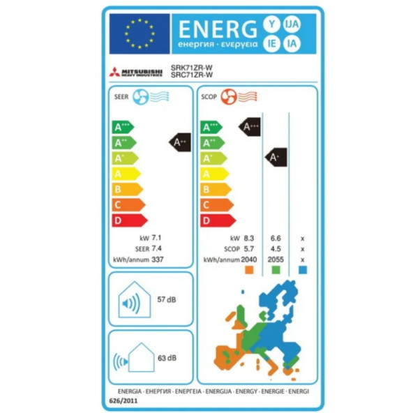 2025 Model Mitsubishi Heavy Inverter Klima Diamond Serisi 24000 Btu/h A++ Enerji Sınıfı - 6