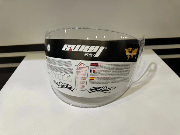 Kask Camı Sway SW-715 Şeffaf - Resim 3