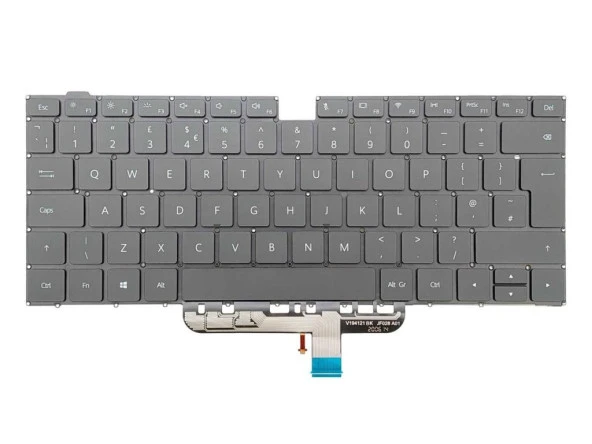 Huawei 14 AMD 2020 Notebook Klavyesi, Siyah TR - Işıklı / KL1010 - 2