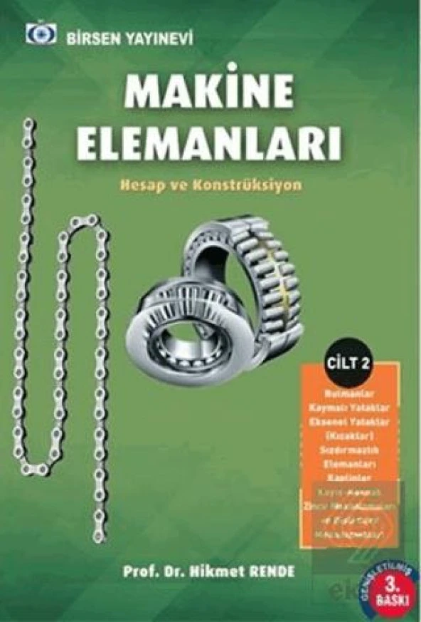 Makine Elemanları Cilt - 2 ürün görseli 1