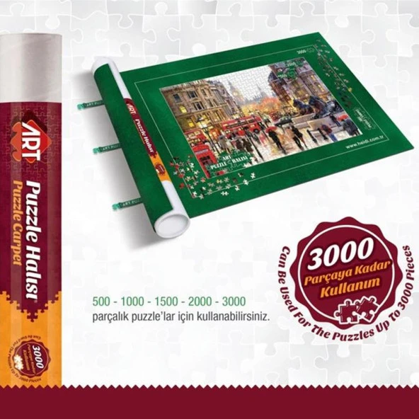 Art Puzzle Halısı 3000 Lik Rulo 900