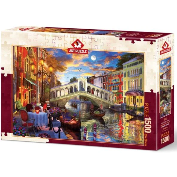 Art Puzzle 1500 Parça Rıalto Köprüsü Venedik 5372