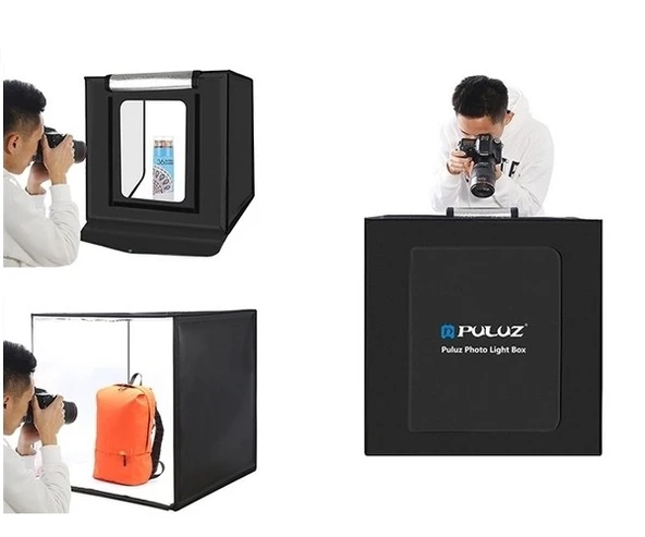 Puluz 60x60cm LED Işıklı Profesyonel Ürün Çekim Çadırı - 5