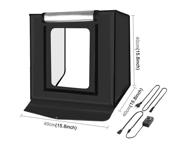 Puluz 40x40cm LED Işıklı Profesyonel Ürün Çekim Çadırı - 5