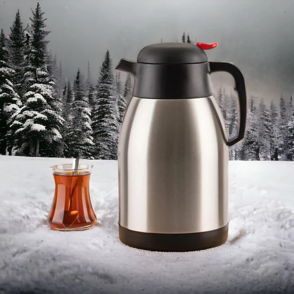 Girist 2 Lt Çelik Termos İnox - 5