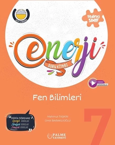 Palme Yayıncılık 7. Sınıf Enerji Fen Bilimleri Soru Kitabı Yeni