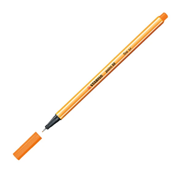 İnce Keçe Uçlu Kalem 0.4 Mm - Turuncu