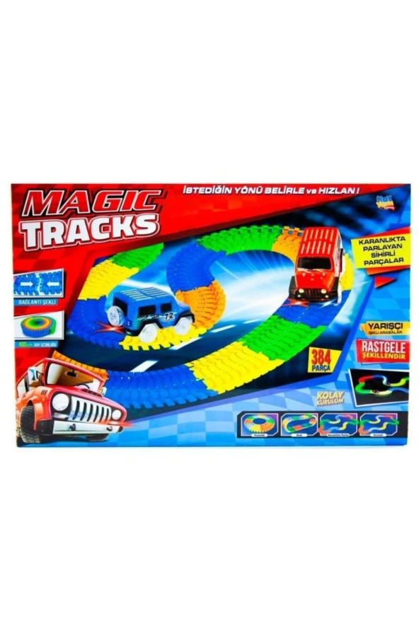 ASPARTAM Magic Tracks Yol Oyun Seti 384 Parça Oyun Yolu