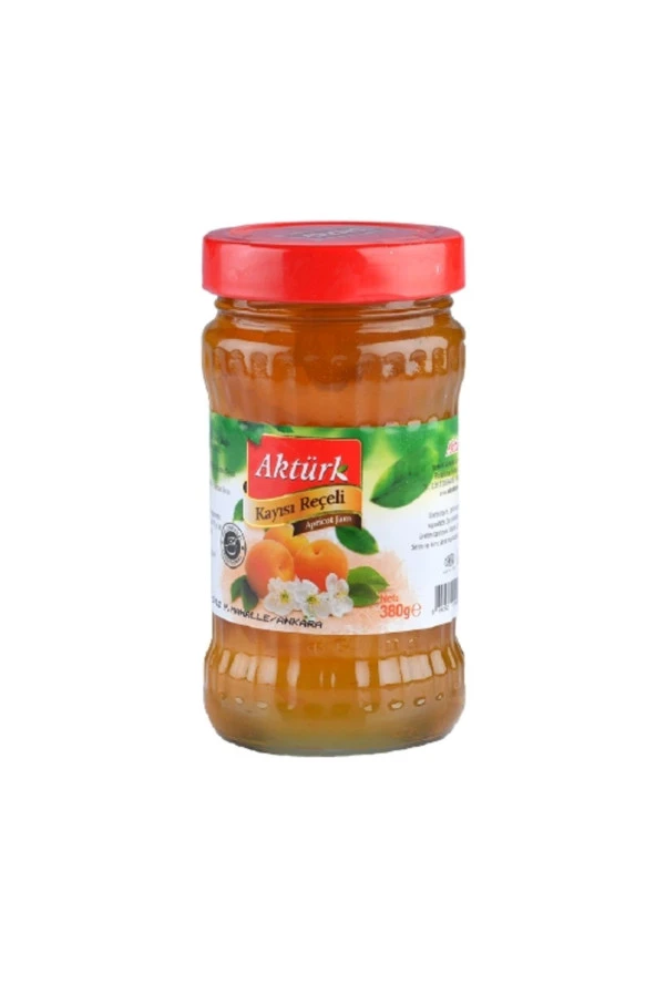 AKTÜRK 2'Li Aktürk Kayısı Reçeli 380 Gr.