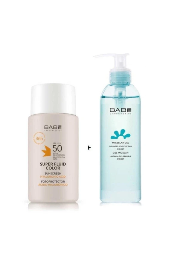 Babe Super Fluid Color Spf50 Suya Dayanıklı Süper Akışkan Renkli Güneş Koruyucu 50ml