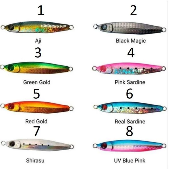 Mustad Mezashi Casting Jig Balığı 60 Gr