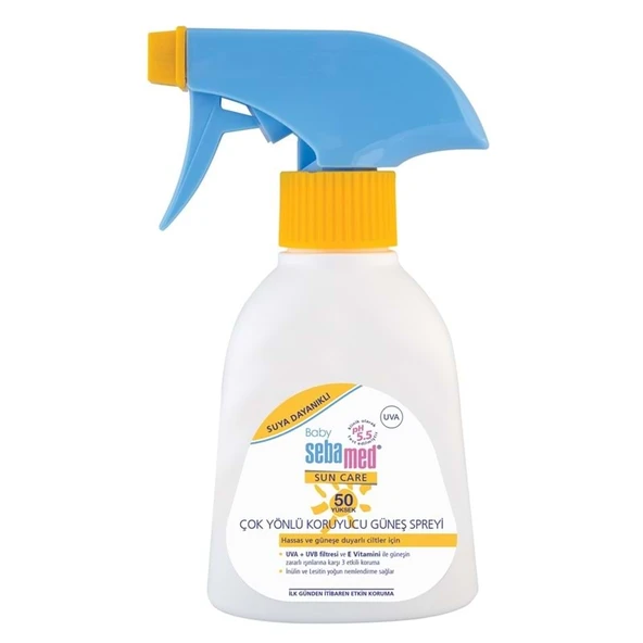 Sebamed Sun Care Bebek Güneş Losyonu Kremi Sprey 50+ Faktör 200ML (Hassas Ciltler İçin) - Resim 2
