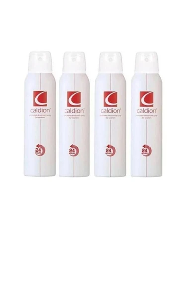 Caldion Deodorant For Women 150ml X 4 Adet