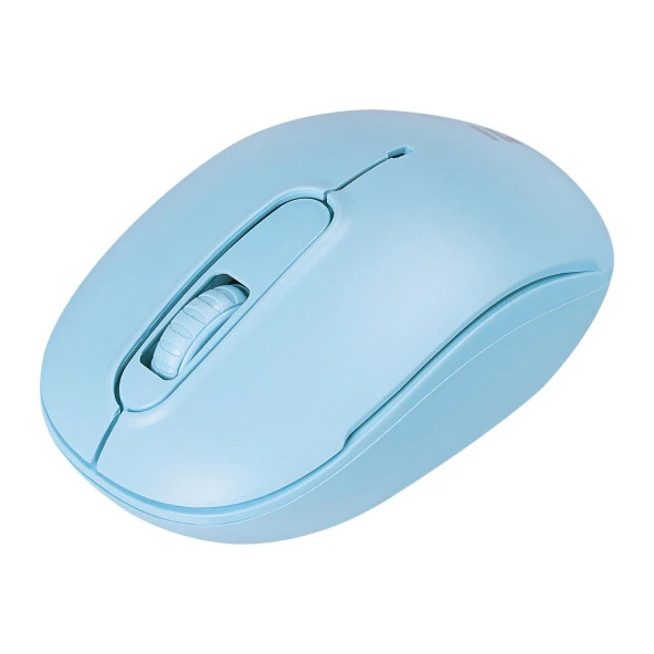 Everest USB Mavi 2.4 GHZ Optik Kablosuz Mouse 1500 DPI Kablosuz Mouse - Resim 3