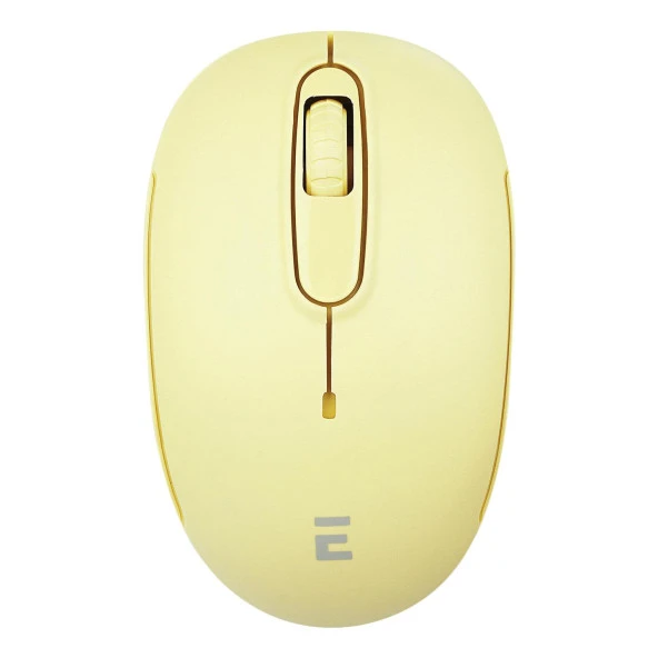 Everest USB Sarı 2.4 GHZ Optik Kablosuz Mouse 1500 DPI Kablosuz Mouse - Resim 2
