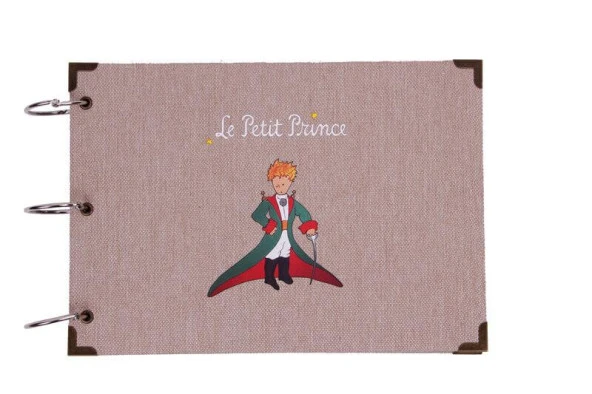 Küçük Prens Kumaş Baskılı Albüm Hediyelik - 5