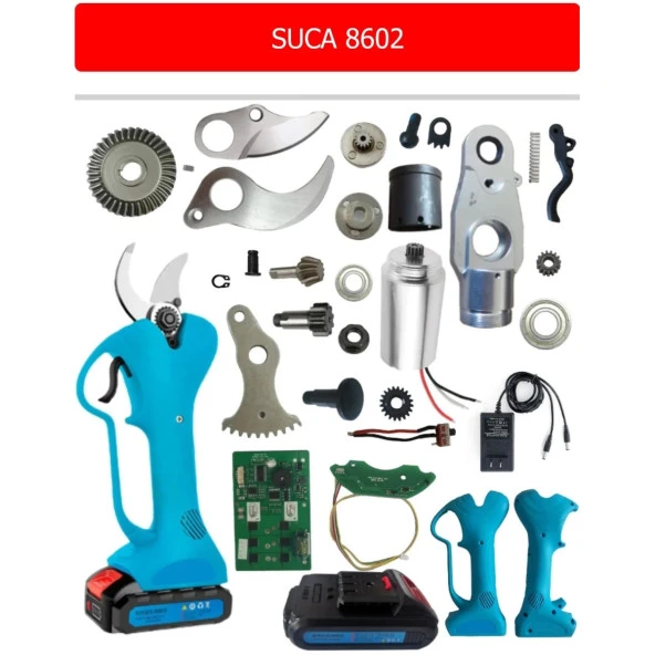 Suca 8602 Akülü Budama Makası Gövde Komple - 2