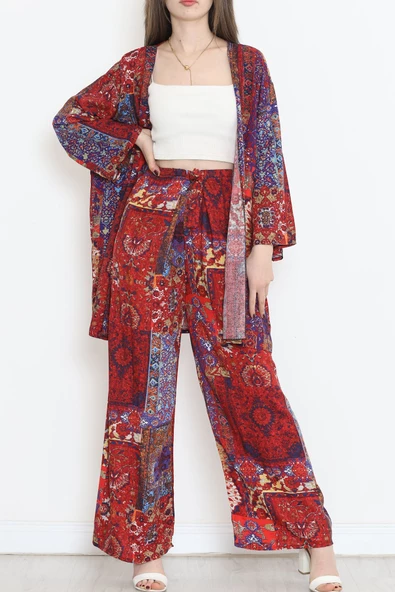 Kimono Takım Bordo - 10553.1095. - 5