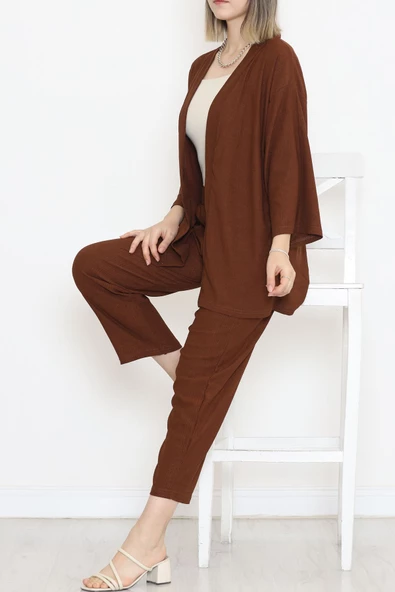 Kimono Takım Acıkahve - 12176.1254. - 3