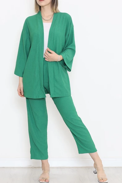 Kimono Takım Yeşil - 12176.1254. - 3