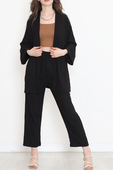 Kimono Takım Siyah - 12176.1254. - 3