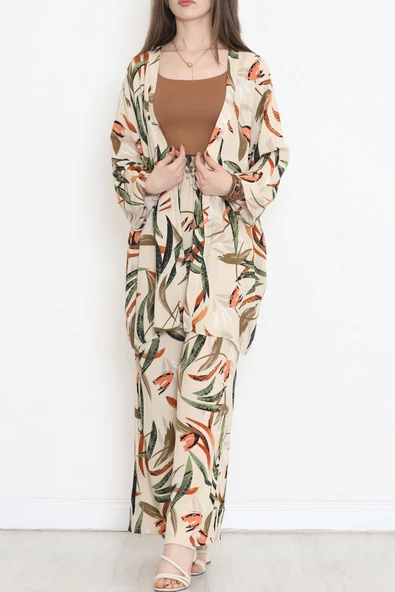 Kimono Takım Bej - 10553.1095. - 2