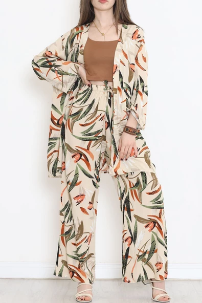 Kimono Takım Bej - 10553.1095. - 3