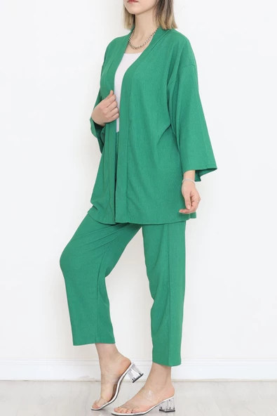 Kimono Takım Yeşil - 12176.1254. - 2