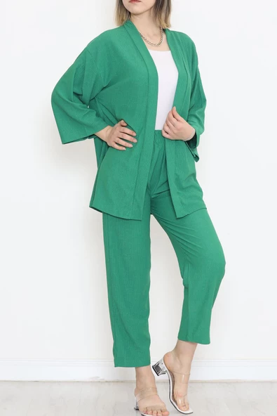 Kimono Takım Yeşil - 12176.1254. - 5