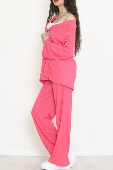 Uzun Kimono Takım Fuşya - 722.1247. - 5
