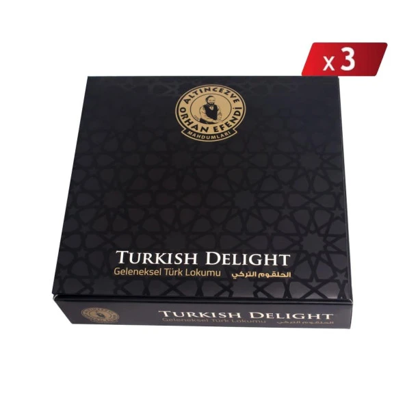 Altıncezve Orhan Efendi Kadayıflı Antep Fıstıklı Lokum 200 Gr - 3LÜ PAKET