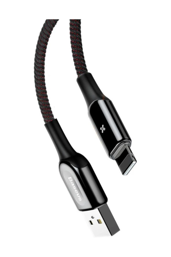 X-Type Serisi 2A iPhone Lightning Kopmaya Dayanıklı Data Şarj Kablosu 1 Metre Siyah - 3