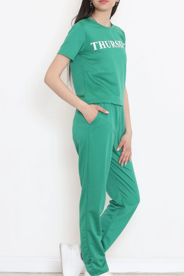 Jogger Eşofman Takımı Yeşil - 16601.5238. - 4