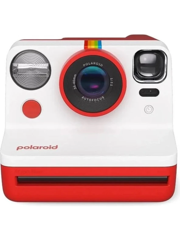 Polaroid Now Gen 2 Şipşak Instant Fotoğraf Makinası - Kırmızı Beyaz