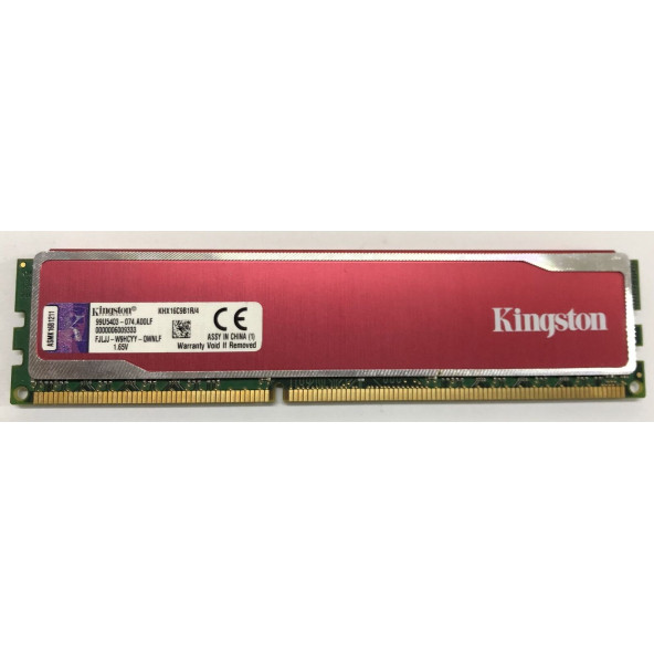 Kingston HYPERX 4GB 1x4GB 1600MHZ KHX16C9B1R/4 DIMM CL9 GAMING RAM 240pin
