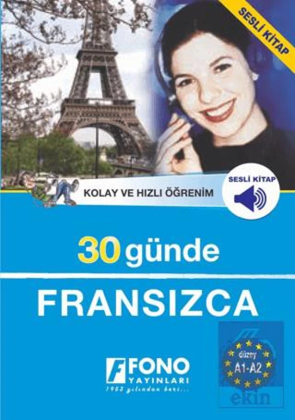 30 Günde Fransızca (kitap + 3 CD)