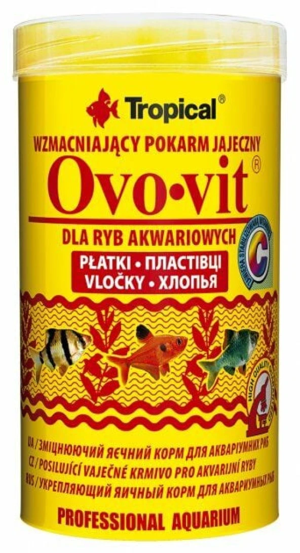 Tropical Ovo-Vit Güçlendirici Pul Balık Yemi 100 ml