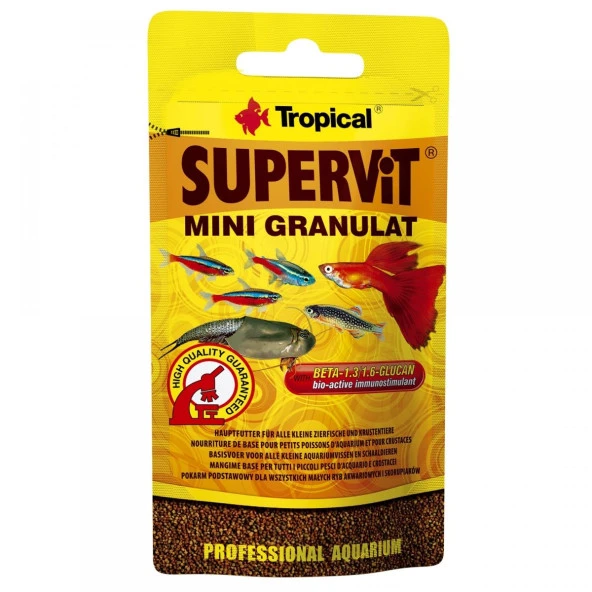 Tropical Supervit Mini Granulat Balık Yemi 10 gr