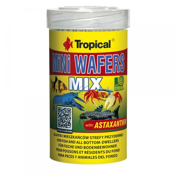 Tropical Mini Wafers Mix Balık Yemi 100 ml
