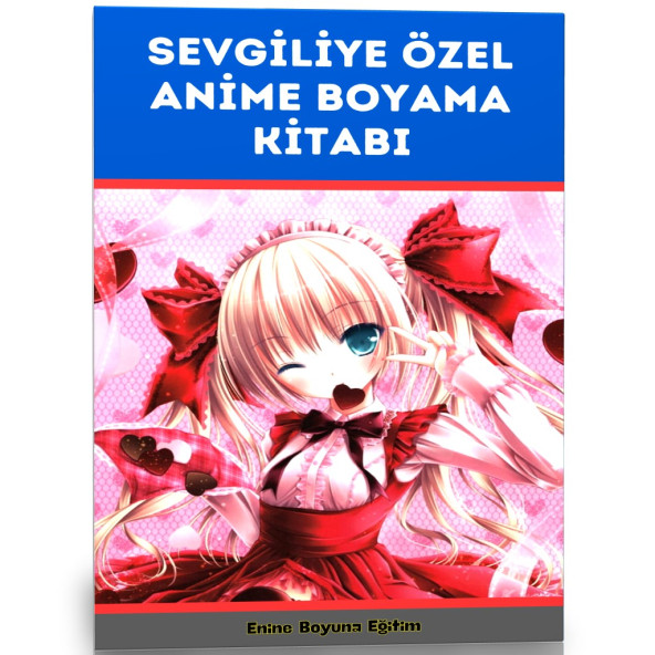 Sevgiliye Özel Anime Boyama Kitabı (56 Süper Boyama) ürün görseli 1
