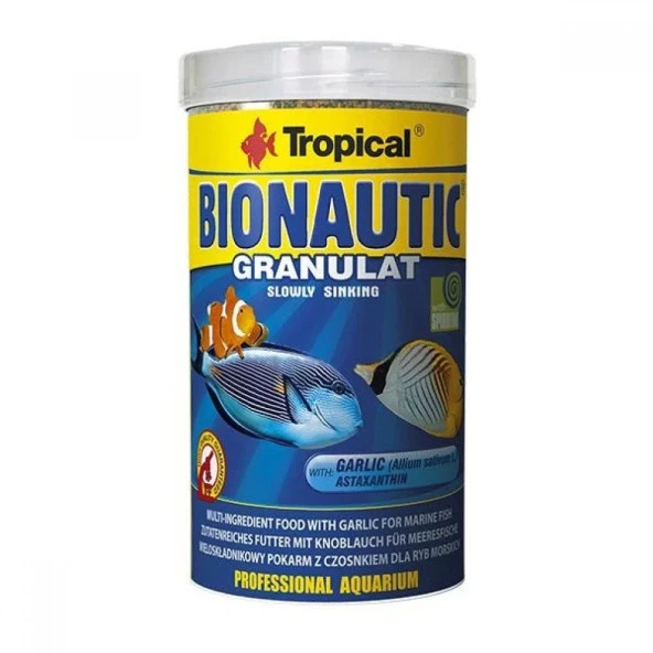 Tropical Bionautic Granulat Balık Yemi 100 ml