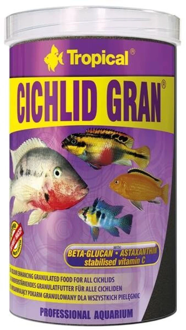 Tropical Cichlid Gran Balık Yemi 100 ml